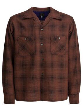 Needles Checked Wool One-Up Shirt Tag Size L Men